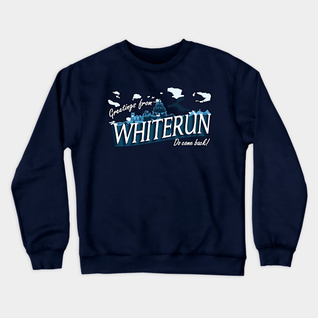 Greetings From Whiterun Crewneck Sweatshirt by KittenKirby